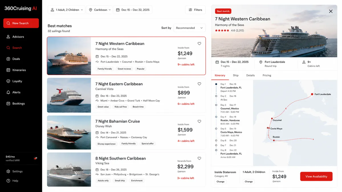 360Cruising AI application overview