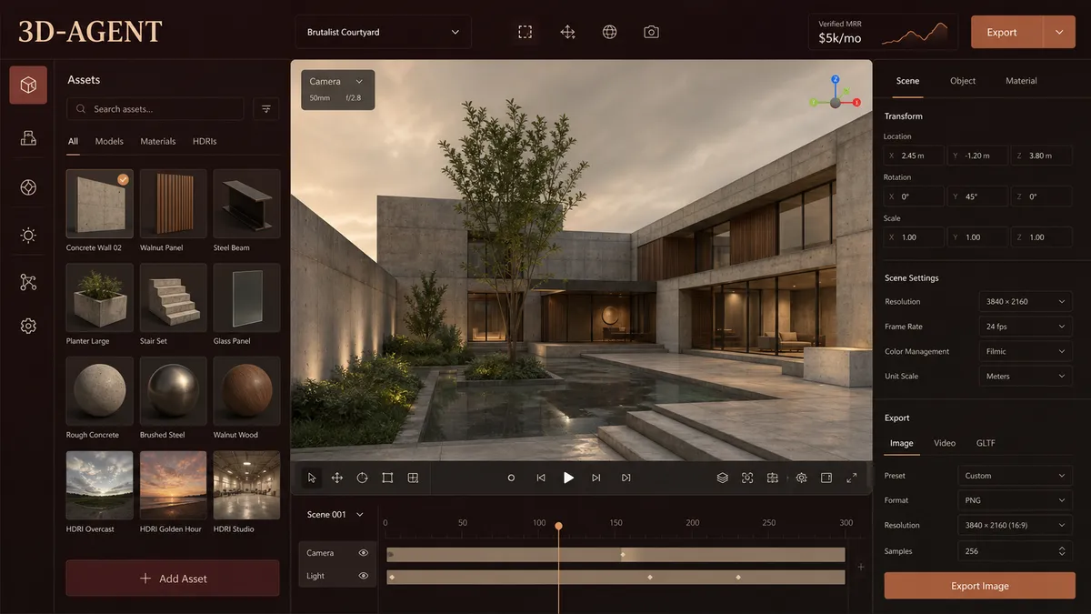 3D-AGENT application overview
