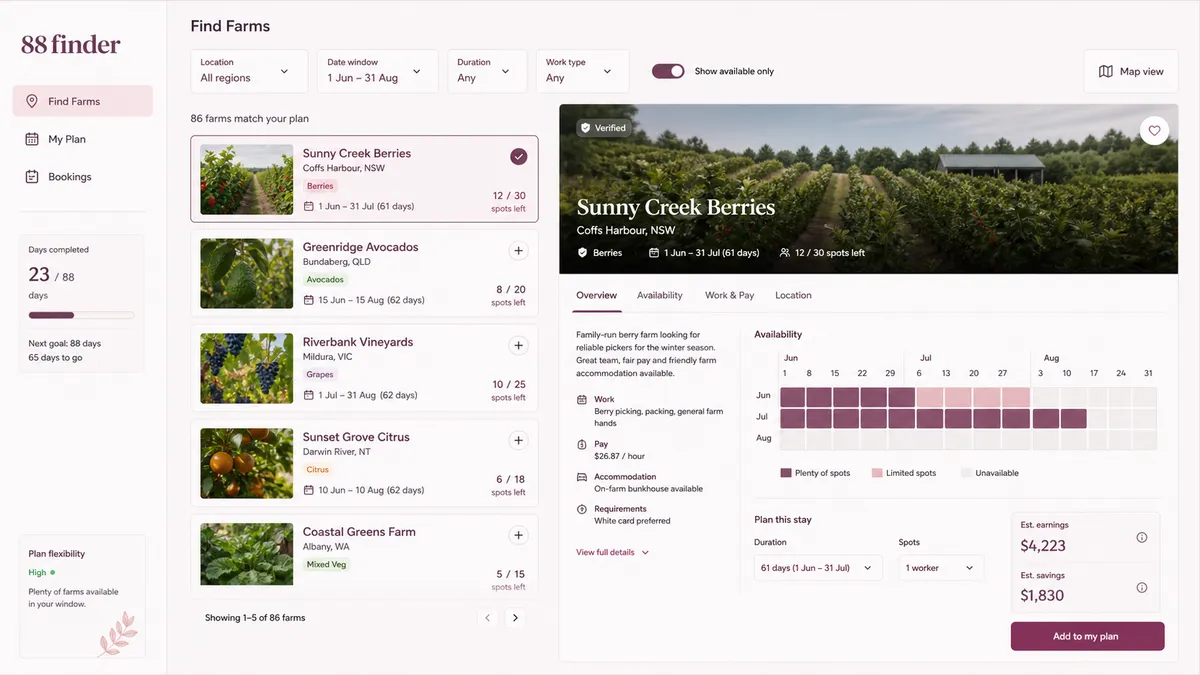 88finder application overview
