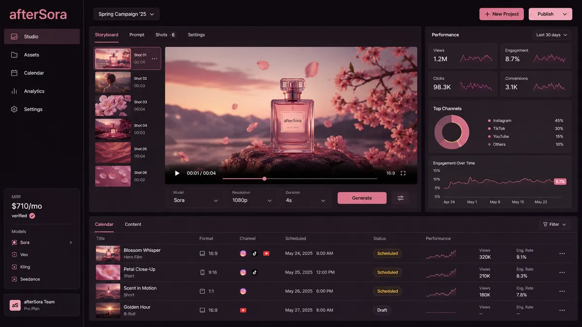 afterSora application overview