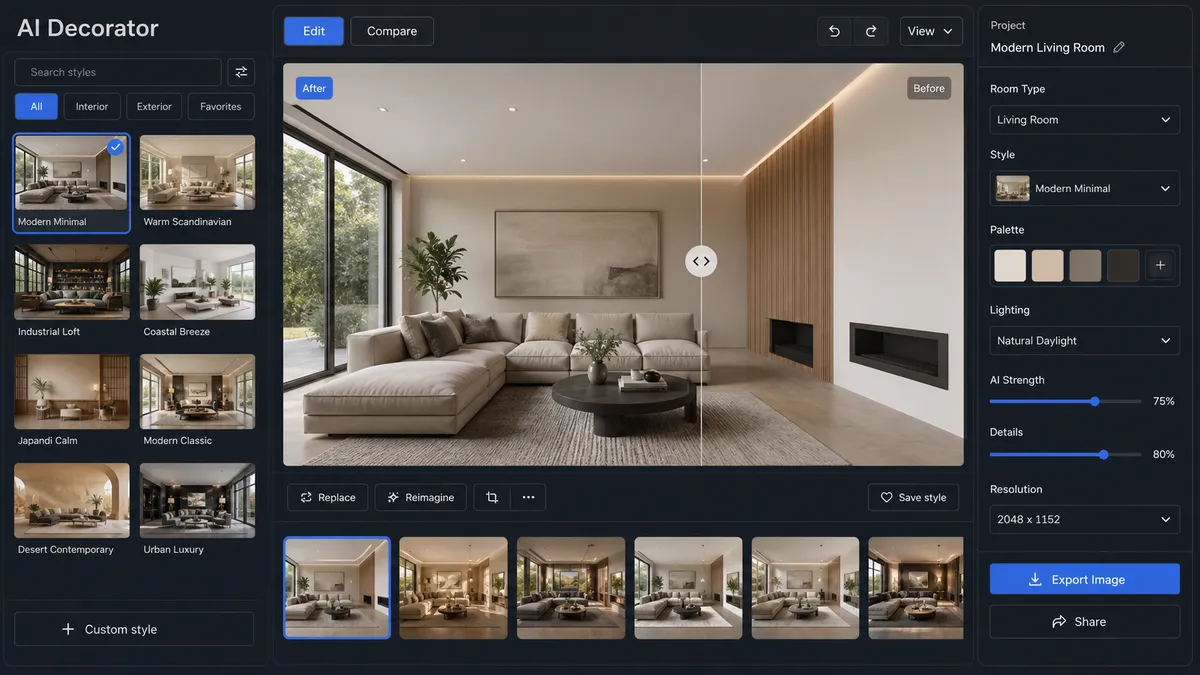 AI Decorator application overview