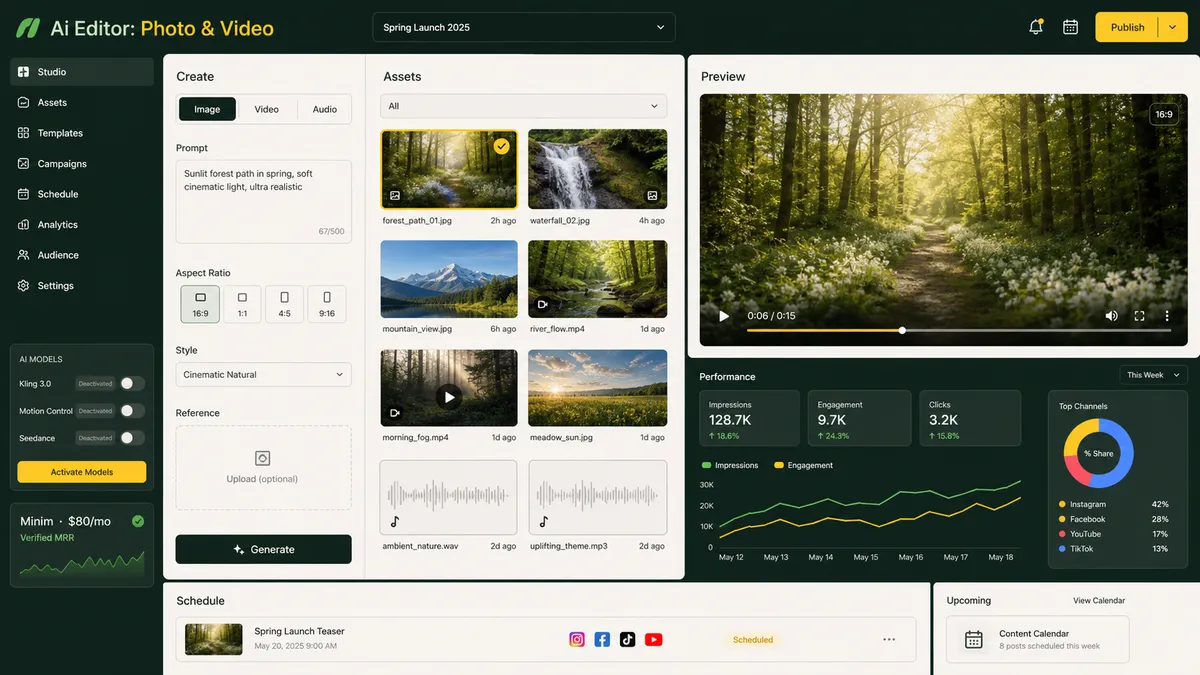 Ai Editor: Photo & Video application overview