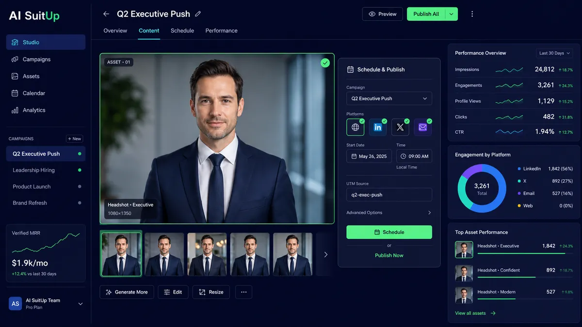 AI SuitUp application overview