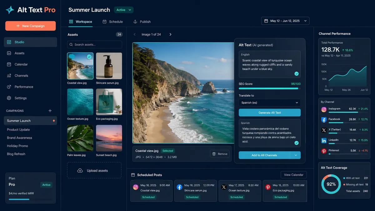 Alt Text Pro application overview