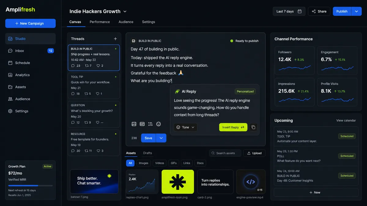 Amplifresh application overview