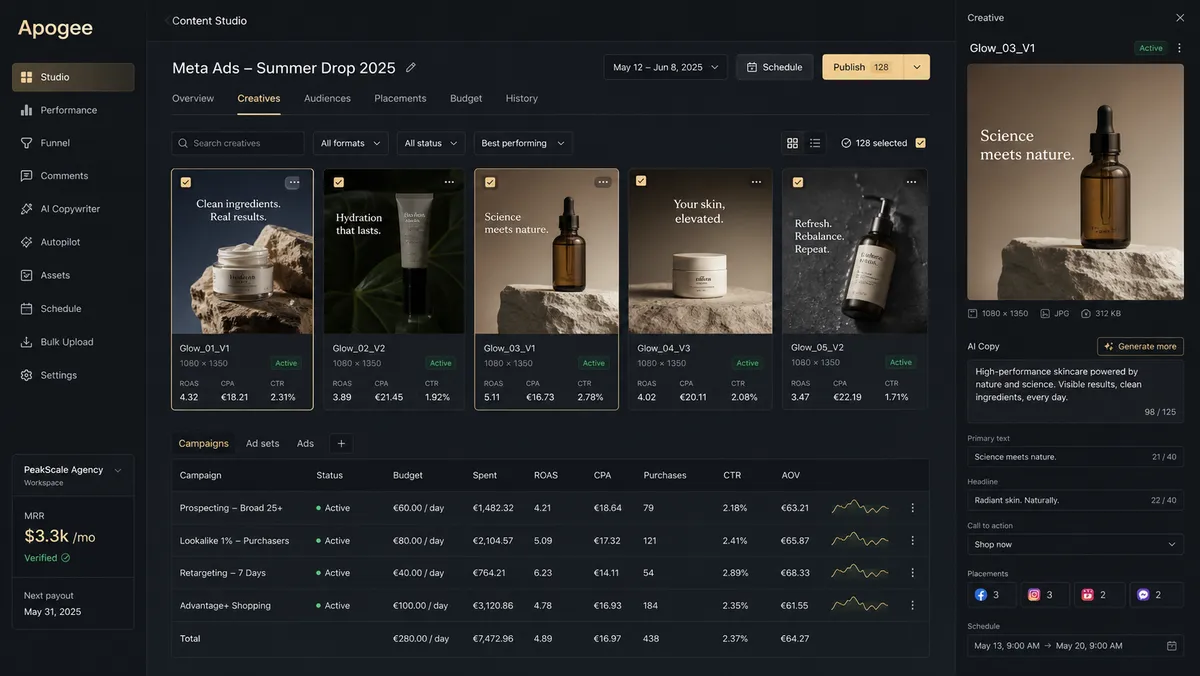 Apogee application overview