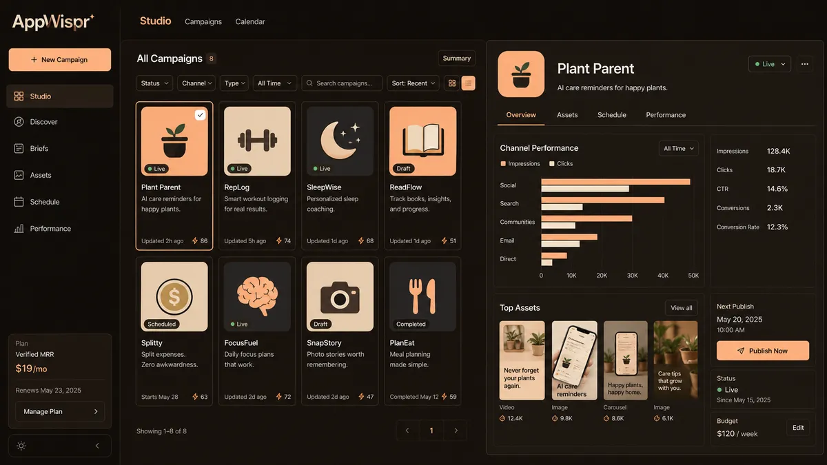 AppWispr application overview