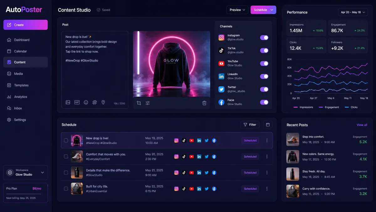 AutoPoster application overview
