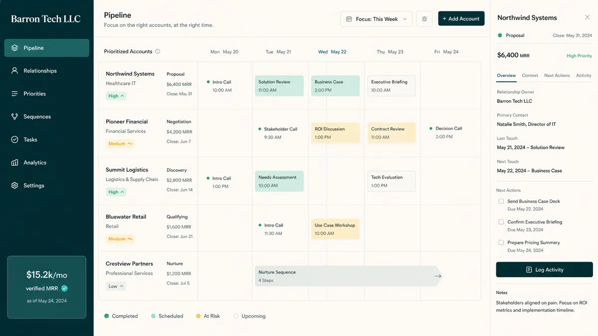Barron Tech LLC application overview