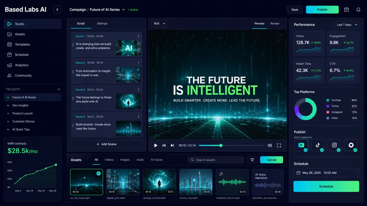 Based Labs AI application overview