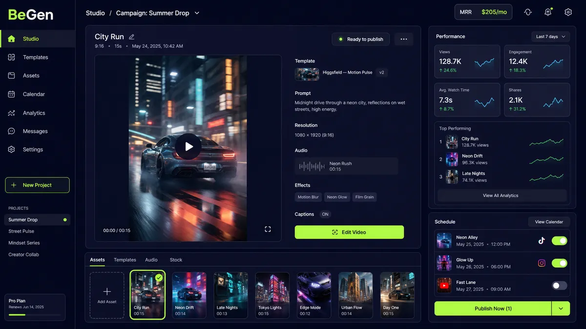 BeGen application overview