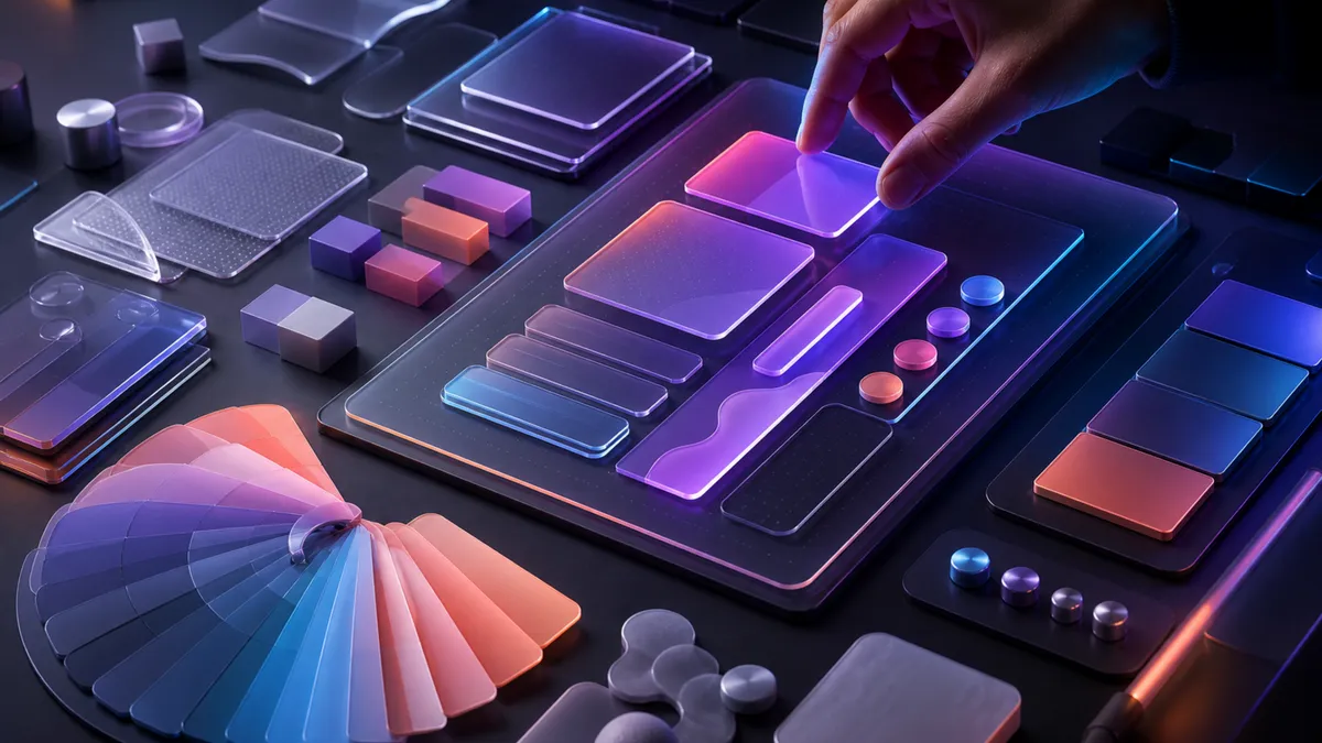 GLOWUP UI application overview