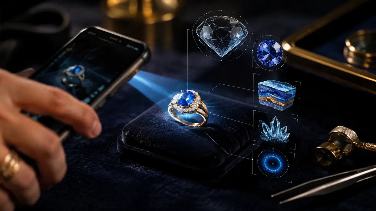 Jewelry Identifier App application overview
