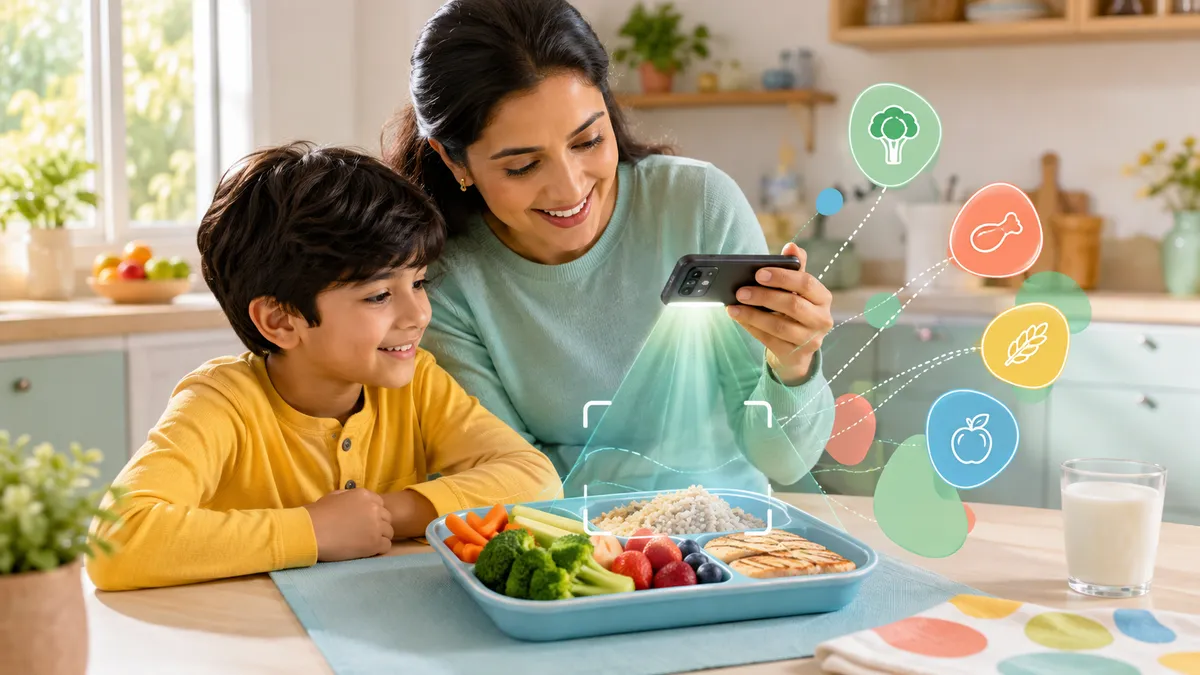 KidMeal AI application overview