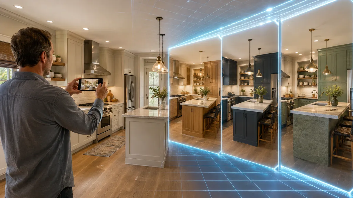 Kitchen Design AI application overview