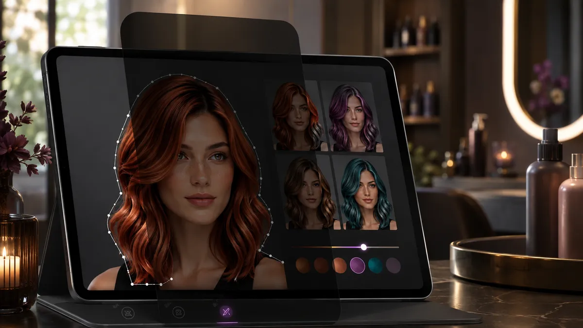 Local Hair Color application overview