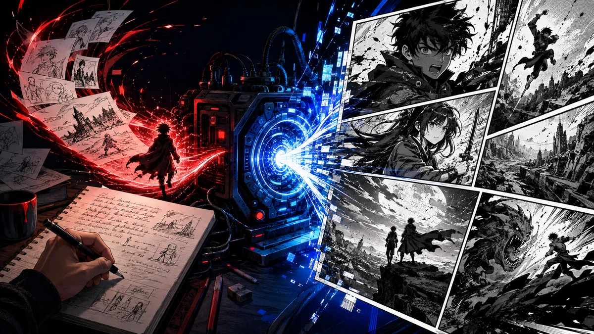 Mangaka.app application overview