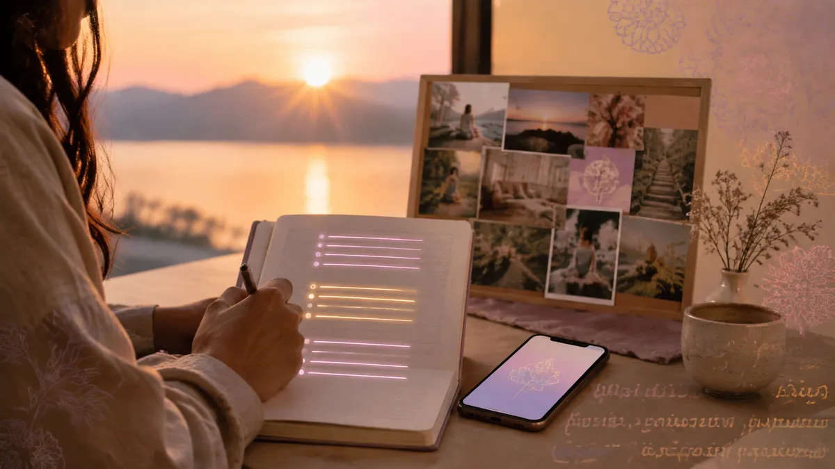 ManifestAI Gratitude Journal application overview