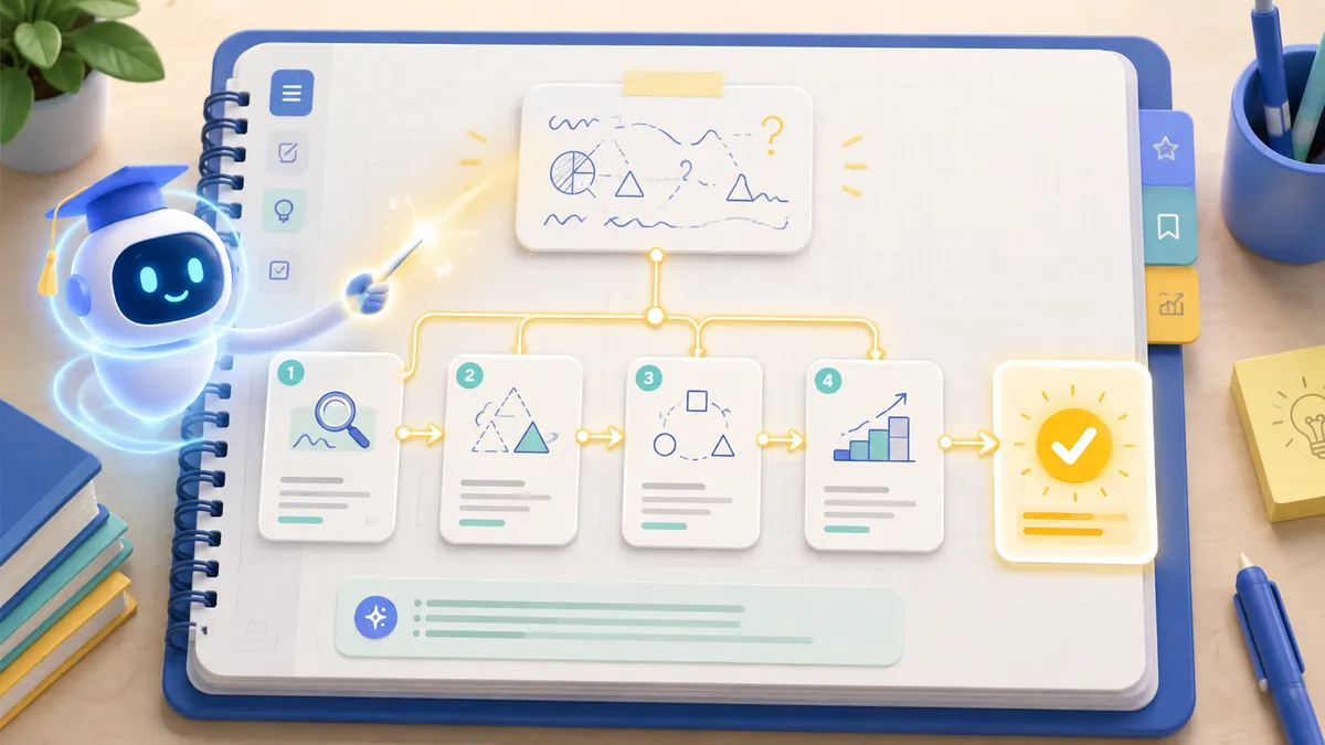 Math problem solver application overview