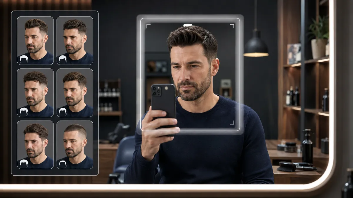 MenHair App application overview