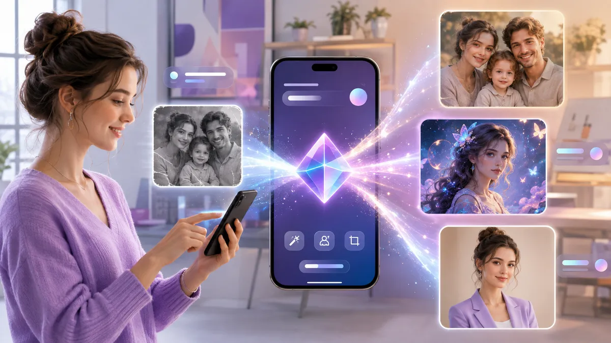 Mimi – AI Photo Editor application overview