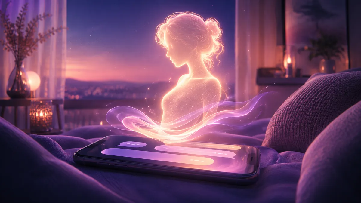 MoodTalk - AI Girlfriend application overview