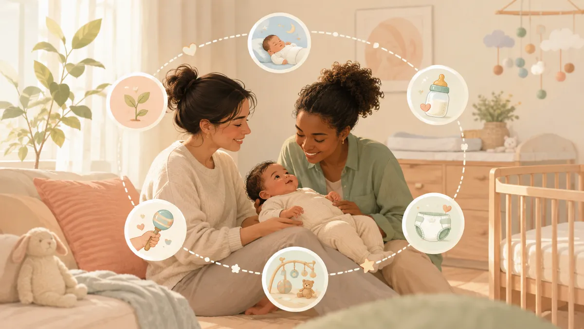 Ninou - baby tracker application overview