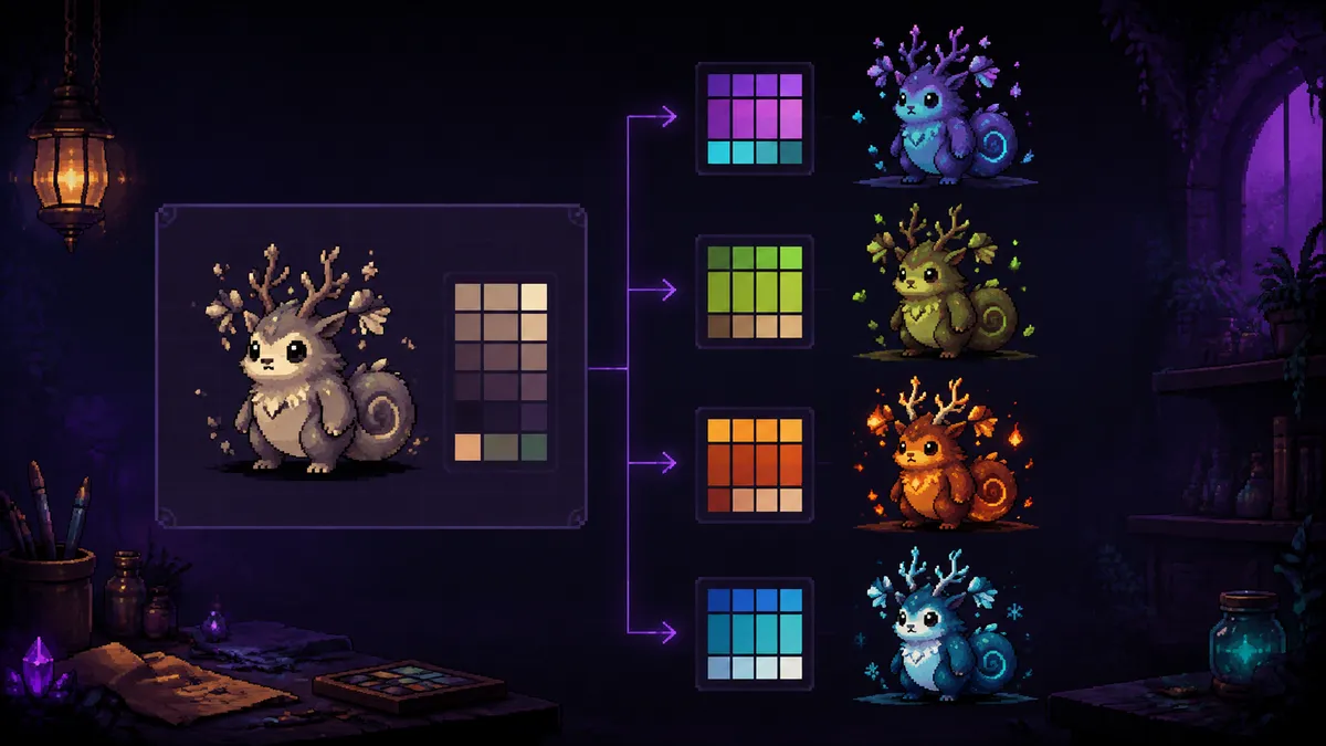 Pixel Recolor application overview