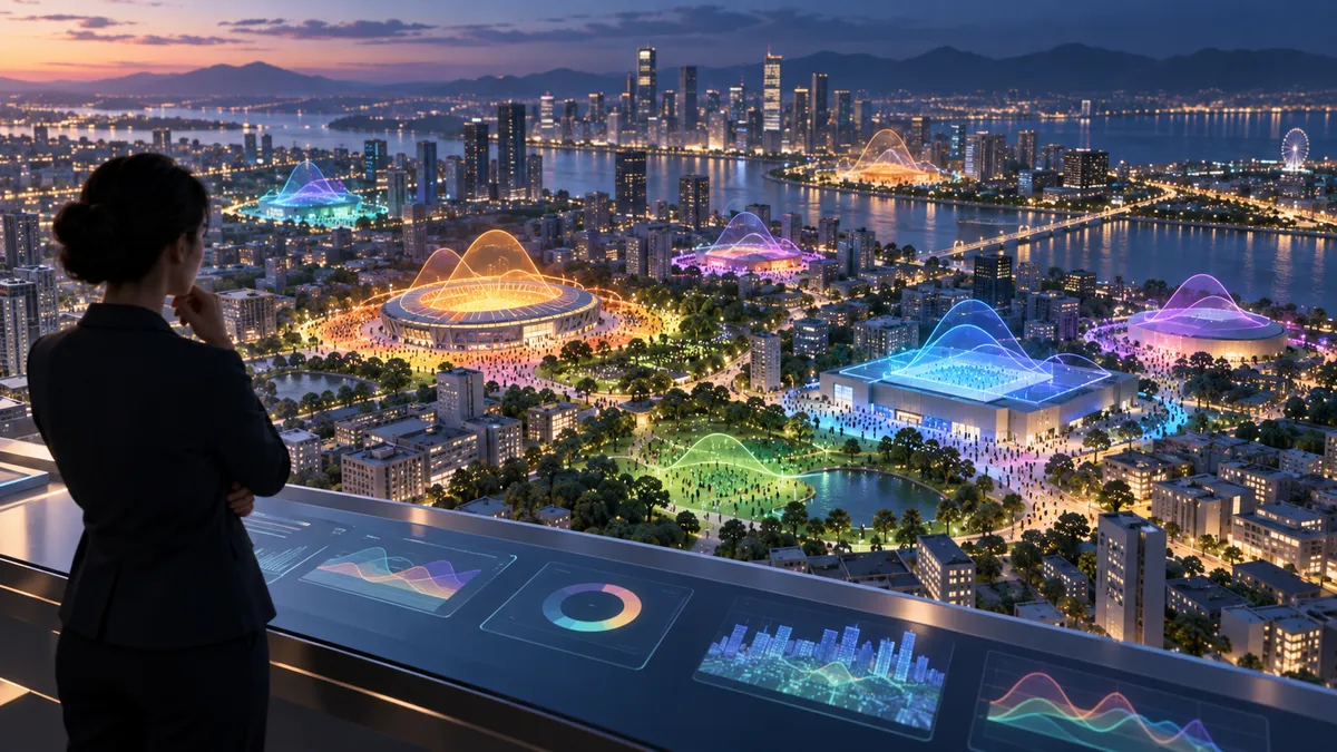 Venue visitor patterns worldwide - API platform application overview