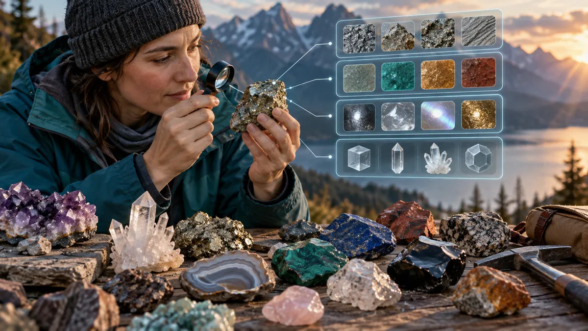 Rock Identifier & Crystal - Ri application overview