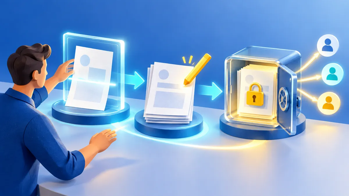 Scanner Me - Scan PDF Document application overview